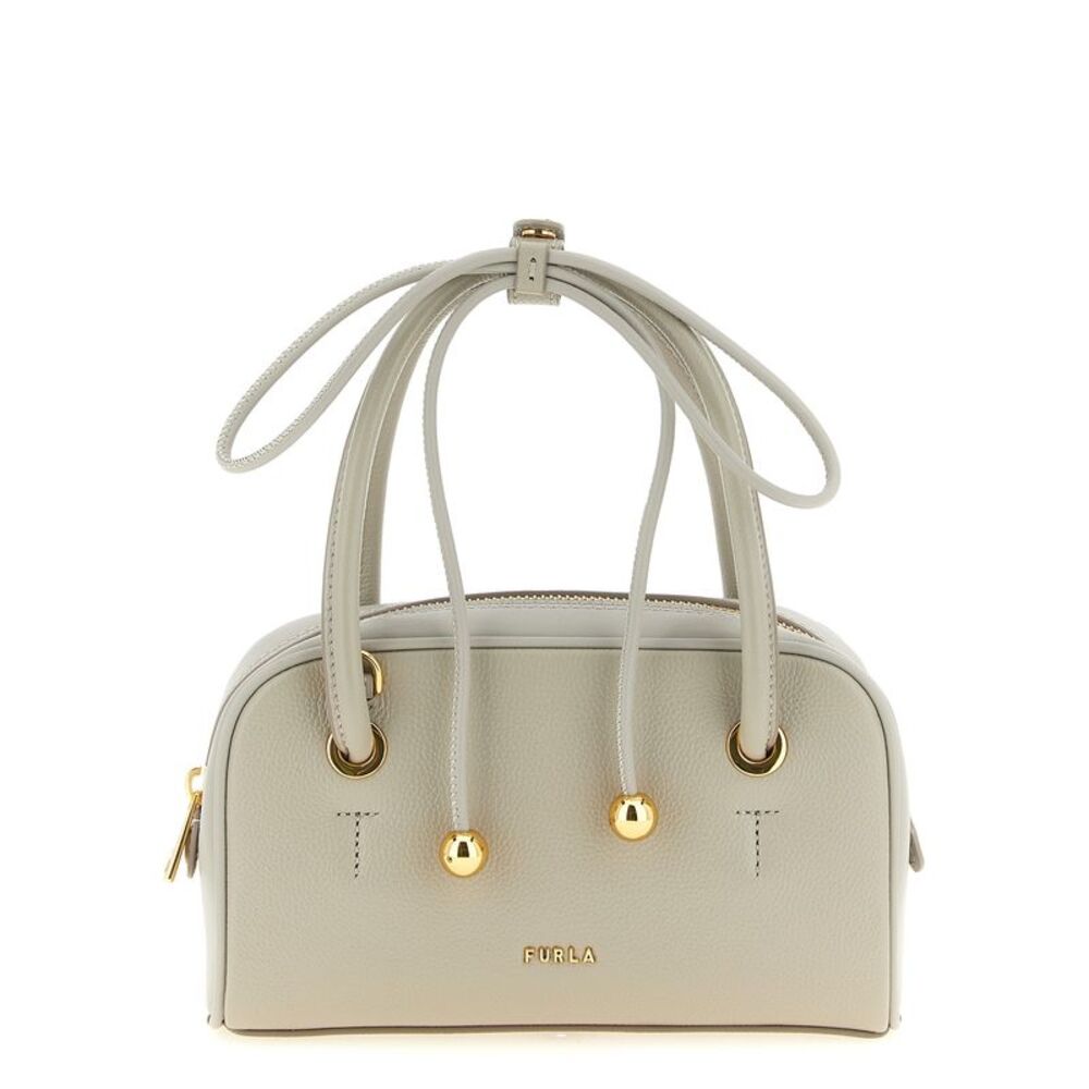 Furla Gray Calfskin Women's Handbag